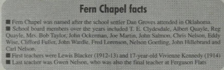 Fern Chapel facts